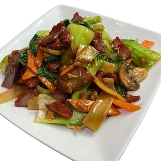 Bbq Pork With Vegetables
